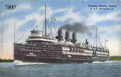 Steamer Greater Detroit D & C Navigation Co. Postcard
