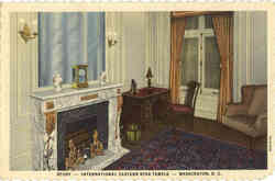 Study - International Eastern Star Temple Postcard