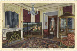 Treasure Room - International Eastern Star Temple Postcard