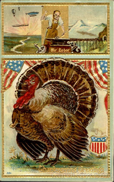 Thanksgiving Greetings Patriotic