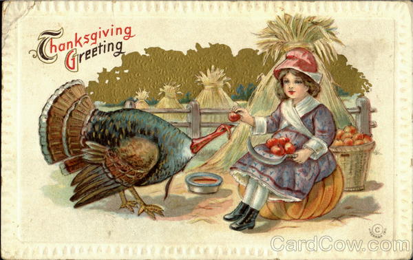 Thanksgiving Greeting Children