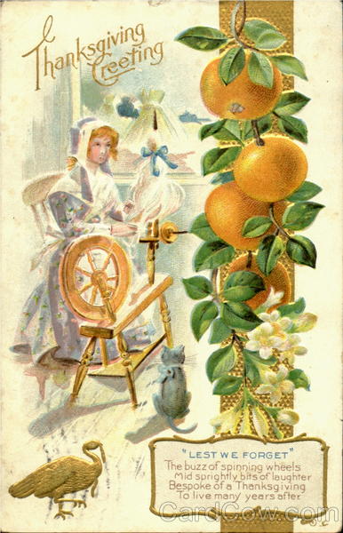 Thanksgiving Greeting Pilgrims