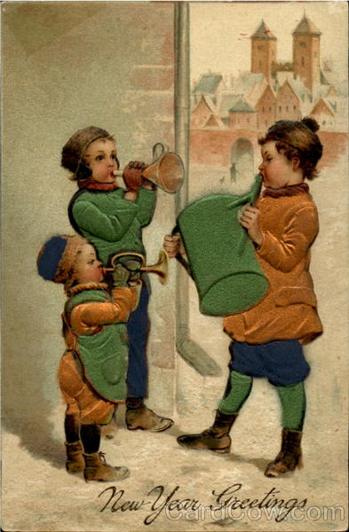 New Year Greetings New Year's