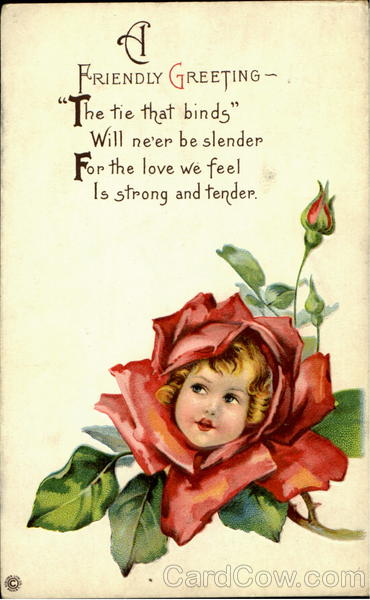 A Friendly Greeting Flower Girl Fantasy