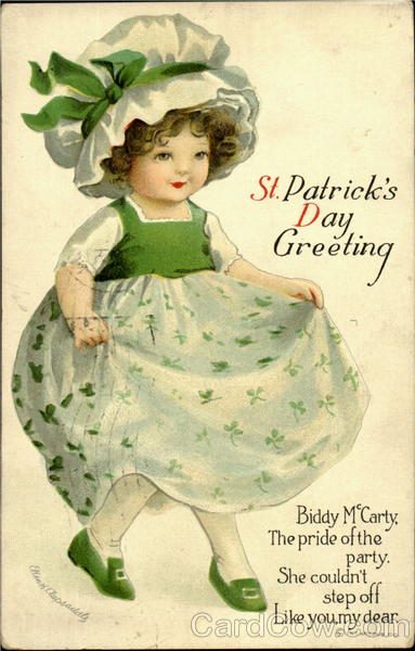 St. Patrick's Day Greeting Ellen Clapsaddle