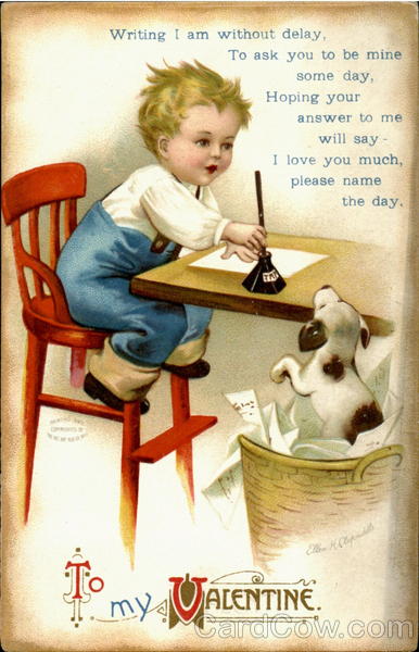 To My Valentine Ellen Clapsaddle Children