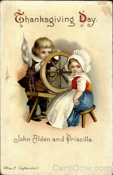 Thanksgiving Day Ellen Clapsaddle Children