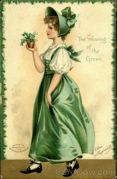 The Wearing Of The Green Ellen Clapsaddle St. Patrick's Day