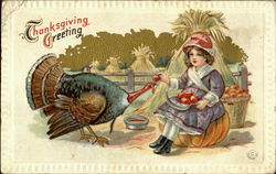 Thanksgiving Greeting Postcard