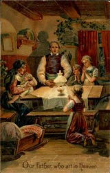 Our Father Who Art In Heaven Postcard