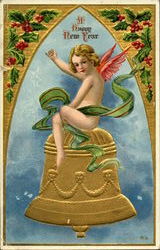 A Happy New Year Postcard