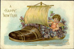 A Happy New Year Postcard