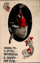 Wishing You A Joyous Prosperous & Happy New Year Postcard