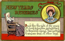 New Year's Reveries Postcard Postcard