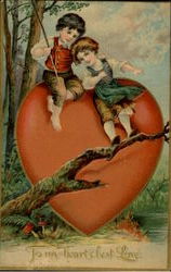 To My Hearts Best Love Postcard