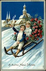 A Happy New Year Postcard