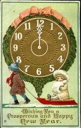 Wishing You A Prosperous And Happy New Year Postcard