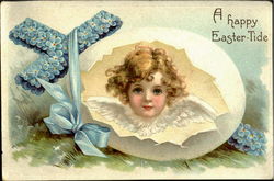 A Happy Easter Tide Postcard