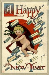 A Happy New Year Postcard