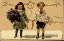 A Happy Birthday Postcard