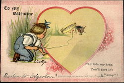 To My Valentine - Toyland Advertising Postcard