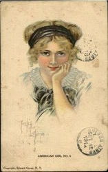 American Girl Women Postcard Postcard