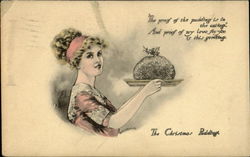 The Christmas Pudding Postcard