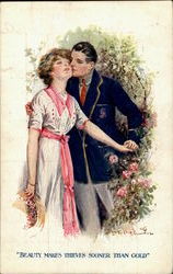 Beauty Makes Thieves Sooner Than Gold Postcard