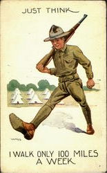 Just Think World War I Postcard Postcard