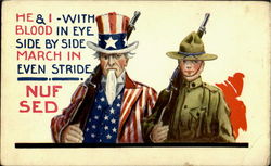 Uncle Sam World War I Postcard Postcard