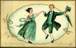 St. Patrick's Day In The Morning Postcard Postcard