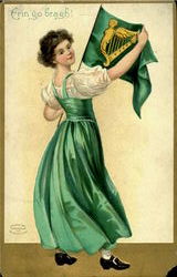 Erin Go Bragh! St. Patrick's Day Postcard Postcard