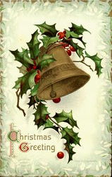 Christmas Greeting Postcard Postcard