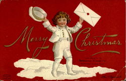 Merry Christmas Children Postcard Postcard