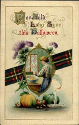 For Auld Lang Syne this Halloween Postcard