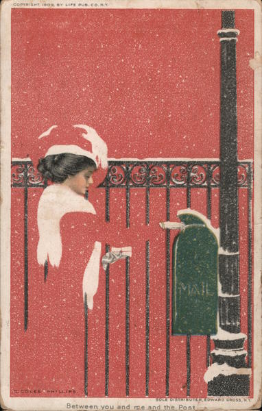 Fade-Away Between you and me and the Post: woman mails Christmas letter