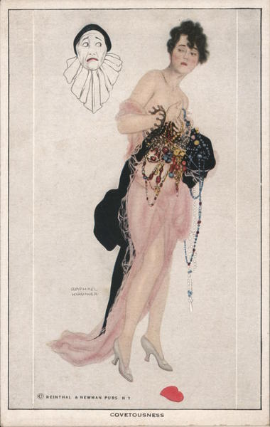 Covetousness Pierrot Raphael Kirchner