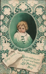 Baby Irish - Here's wishing you a bright and happy St Patrick's Day St. Patrick's Day Postcard Postcard Postcard