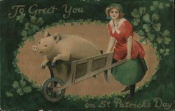 To Greet You on St. Patrick's Day Postcard