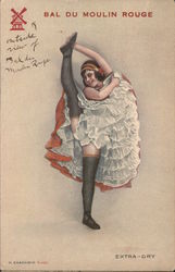 Bal Du Moulin Rouge Dancer Extra-Dry H. Chachoin Postcard