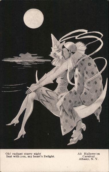 Perriot Kissing Woman Albany New York Halloween