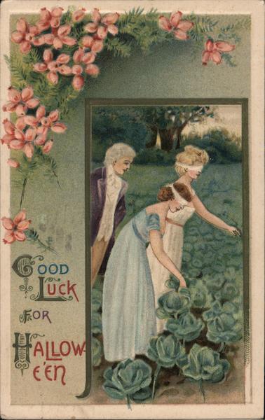 Blindfolded Women Searching Cabbage Patch Halloween