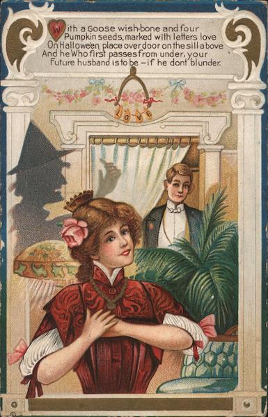 Woman Wishing for Future Husband on Halloween