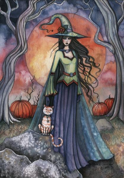 Sexy Young Witch Molly Harrison Halloween