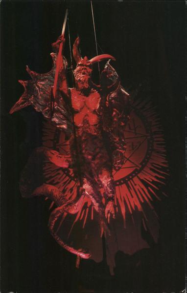 The Famous Salem Witch Museum - Satan Scene Massachusetts