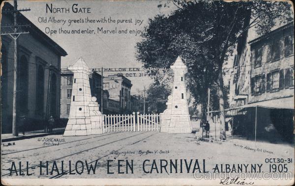 All Hallowe'en Carnival. Oct. 30-31, 1905 Albany New York