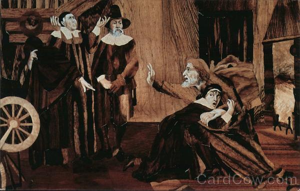 Accusation of a Witch - from Salem, Massachusetts witch hunt