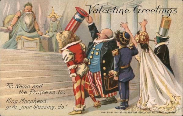 Nemo Valentine Greetings New York Herald Fantasy