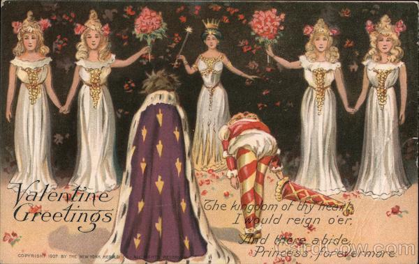 Nemo Valentine Greetings-Princesses, queen, king and jesture