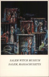 Salem Witch Museum, Witches in Jail, Salem, Massachusetts Postcard